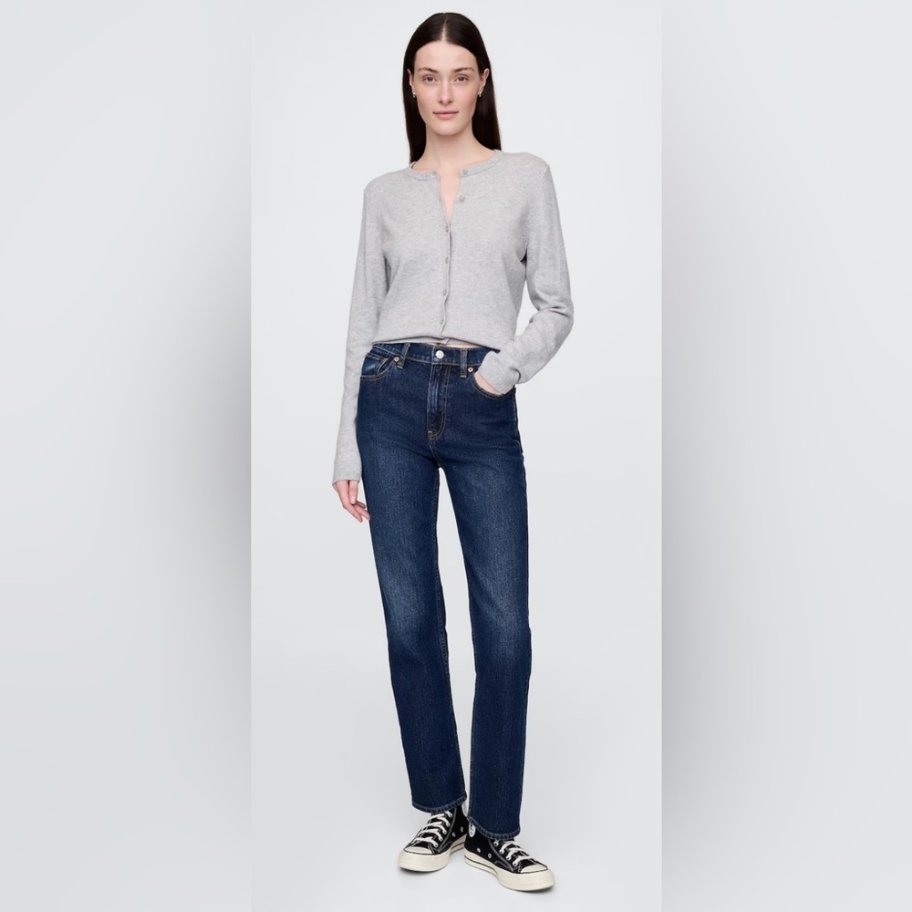 GAP Women's 90s Straight Leg Jeans - Dark Indigo